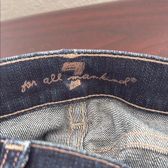 7 For All Mankind Wide Leg DOJO Jeans - Picture 2 of 11